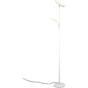 Bílá LED stojací lampa (výška 178 cm) Specter – Reality obraz
