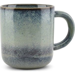 Modrý kameninový hrnek 450 ml Muggies – Salt&Pepper obraz