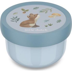 Světle modrý plastový dětský svačinový box Forest Friends – Mepal obraz