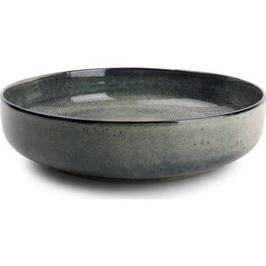 Zelený/modrý servírovací talíř z kameniny ø 28 cm Meridian – Salt&Pepper obraz