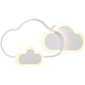 Bílé dětské svítidlo 52x25 cm Cloudy – Reality obraz