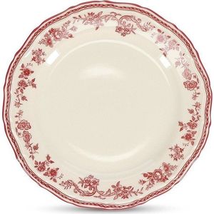 Vínový/slonovinový dezertní porcelánový talíř ø 21, 5 cm Cyril – S|P Collection obraz