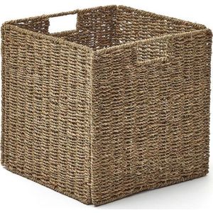 Košík do regálu z mořské trávy 32x32x33 cm Tossa – Kave Home obraz