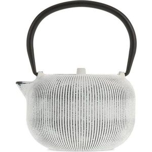Černobílá konvice na čaj z litiny 700 ml Sencha – S|P Collection obraz