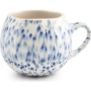 Modrý kameninový hrnek 460 ml Muggies – Salt&Pepper obraz