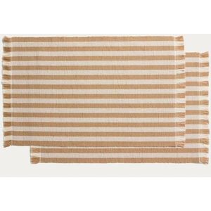 Látková/z juty prostírání v sadě 2 ks 35x50 cm Daltan – Kave Home obraz