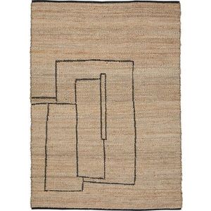 Oboustranný/ručně tkaný jutový koberec v přírodní barvě 160x230 cm Velira – Kave Home obraz