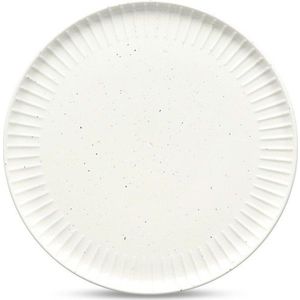 Bílý dezertní talíř ø 21 cm Ora Gloss – Salt&Pepper obraz