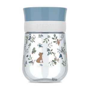 Světle modrý plastový dětský hrnek 300 ml Forest Friends – Mepal obraz