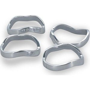 Kovové kroužky na ubrousky v sadě 4 ks Charm – S|P Collection obraz