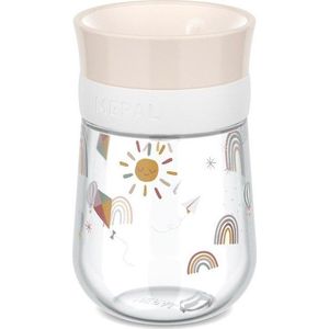 Béžový plastový dětský hrnek 300 ml Sunshine & Rainbow – Mepal obraz