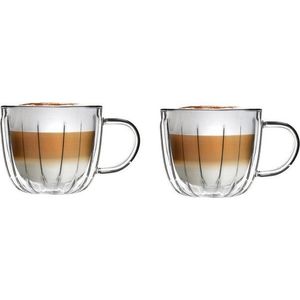 Skleněné šálky v sadě 2 ks na cappuccino 350 ml Tulip – Vialli Design obraz