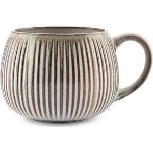 Hnědý/béžový kameninový hrnek 400 ml Arto – S|P Collection obraz