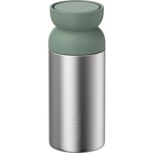 Termo hrnek z nerezové oceli ve stříbrné barvě/šalvějově zelený 350 ml Ellipse – Mepal obraz