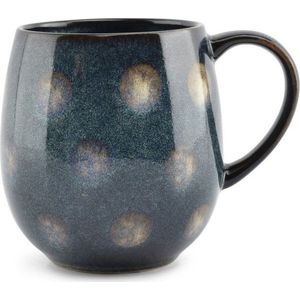 Modrý kameninový hrnek 430 ml Muggies – Salt&Pepper obraz