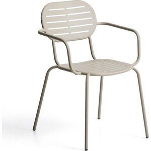 Taupe kovová zahradní židle Brai – Kave Home obraz