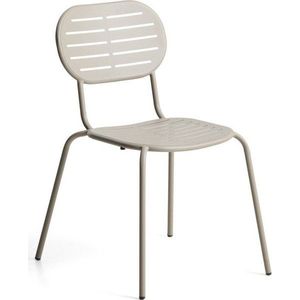 Taupe kovová zahradní židle Brai – Kave Home obraz