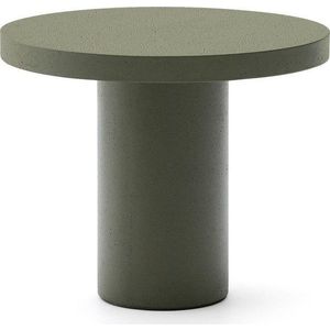 Betonový kulatý zahradní jídelní stůl ø 90 cm Aiguablava – Kave Home obraz