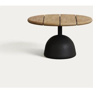 Kulatý zahradní konferenční stolek s deskou z akácie ø 55 cm Saura – Kave Home obraz