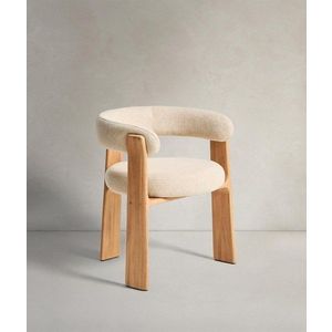 Béžová polstrovaná zahradní židle Granite – Kave Home obraz