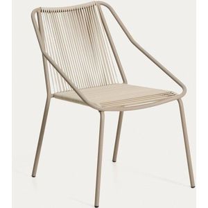 Krémová/taupe zahradní židle Zivia – Kave Home obraz