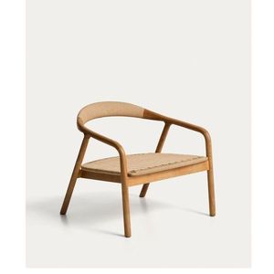 Dřevěné/bez čalounění křeslo v přírodní barvě Derile – Kave Home obraz