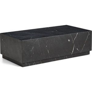 Černý mramorový konferenční stolek 50x100 cm Sorein – Kave Home obraz