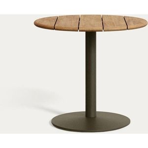 Kulatý zahradní jídelní stůl s deskou z akácie ø 80 cm Esilda – Kave Home obraz