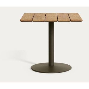Zahradní jídelní stůl s deskou z akácie 80x80 cm Esilda – Kave Home obraz