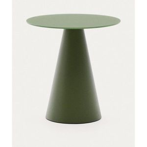 Kulatý odkládací stolek se skleněnou deskou ø 50 cm Wilshire – Kave Home obraz
