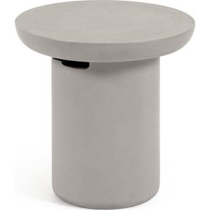 Betonový kulatý zahradní stolek ø 50 cm Taimi – Kave Home obraz