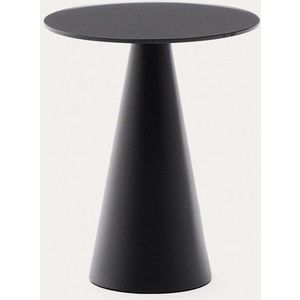 Kulatý odkládací stolek se skleněnou deskou ø 30 cm Wilshire – Kave Home obraz
