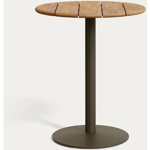 Kulatý zahradní jídelní stůl s deskou z akácie ø 80 cm Esilda – Kave Home obraz