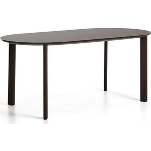 Zahradní jídelní stůl se skleněnou deskou 90x180 cm Erice – Kave Home obraz