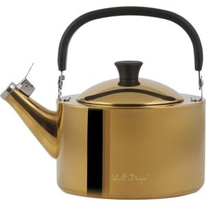 Varná konvice z nerezové oceli v leskle zlaté barvě 1, 5 l Diamante – Vialli Design obraz