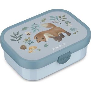 Světle modrý plastový dětský svačinový box Forest Friends – Mepal obraz