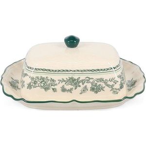 Zelená/slonovinová porcelánová máslenka Cyril – S|P Collection obraz