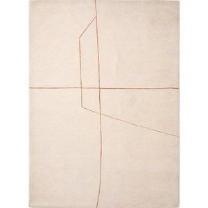 Krémový ručně tkaný koberec 160x230 cm Delide – Kave Home obraz