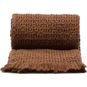 Hnědá deka 130x170 cm Nulina – Kave Home obraz