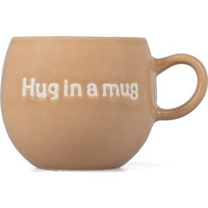 Hnědý kameninový hrnek 420 ml Muggies – Salt&Pepper obraz