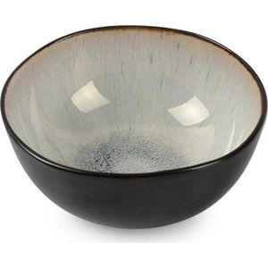 Černá/béžová miska z kameniny 390 ml Lunar – Salt&Pepper obraz