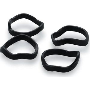 Kovové kroužky na ubrousky v sadě 4 ks Charm – S|P Collection obraz