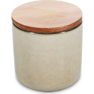 Kameninová dóza na potraviny Meridian – Salt&Pepper obraz
