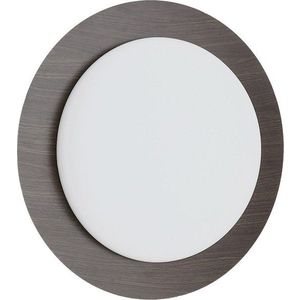 Tmavě hnědé kovové LED nástěnné svítidlo ø 40 cm Novae – Kave Home obraz