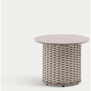Kovový kulatý zahradní stolek ø 50 cm Sedalis – Kave Home obraz