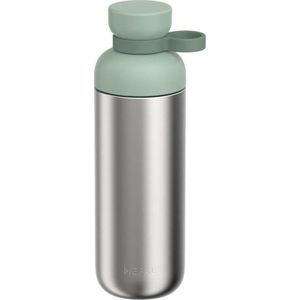 Lahev z nerezové oceli ve stříbrné barvě/šalvějově zelená 700 ml Vita – Mepal obraz