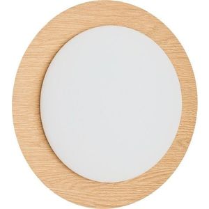 Kovové LED nástěnné svítidlo v přírodní barvě ø 40 cm Novae – Kave Home obraz