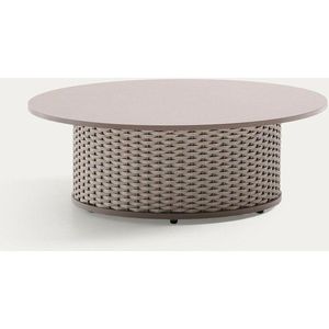 Kovový kulatý zahradní konferenční stolek ø 99 cm Sedalis – Kave Home obraz