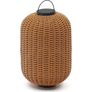 Hnědá LED lucerna na USB (výška 55 cm) Saranella – Kave Home obraz