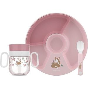 Plastová dětská jídelní sada 3 ks Fairy Garden – Mepal obraz